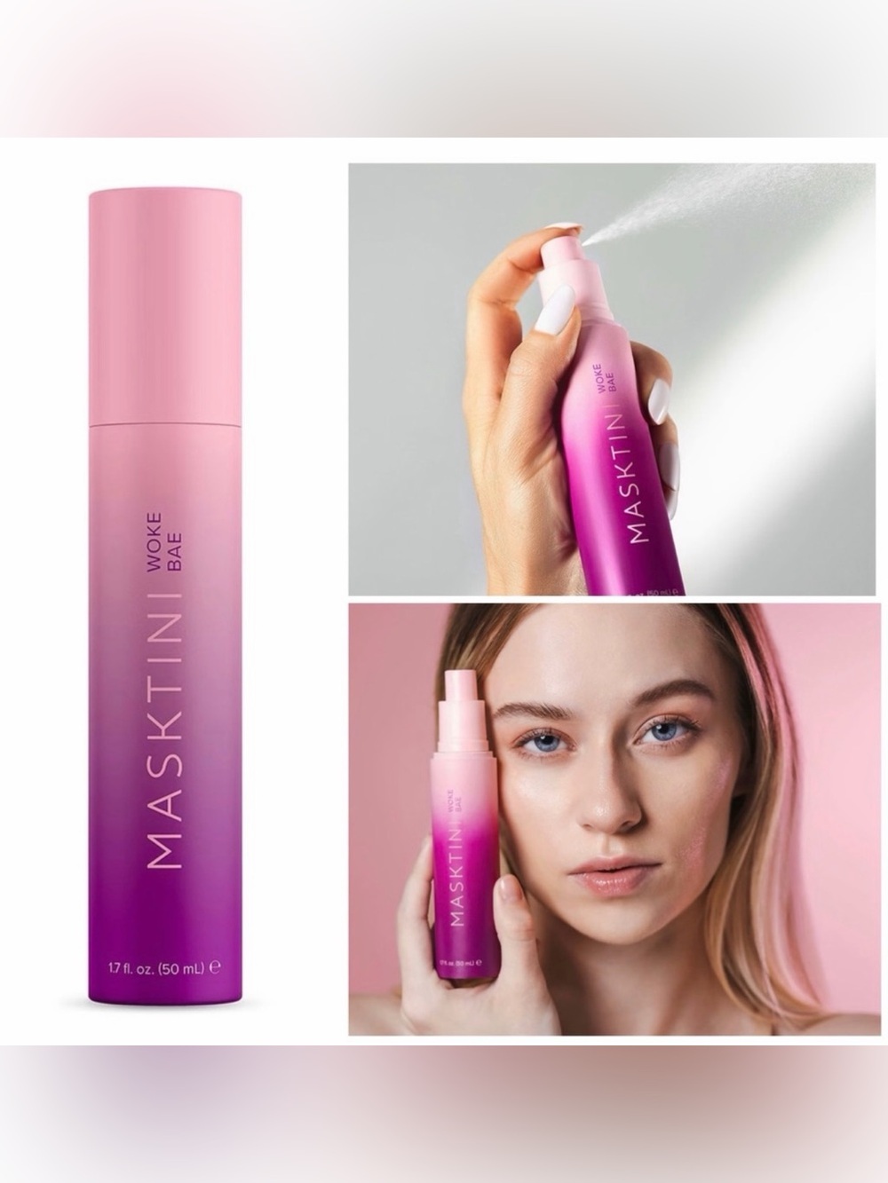 NEW Masktini Woke Bae Facial Mist